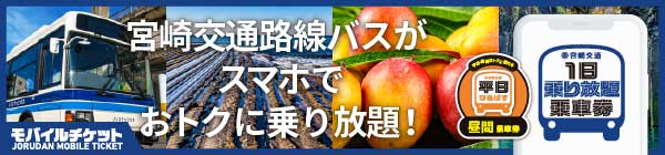 宮崎交通全線 1日乗り放題乗車券